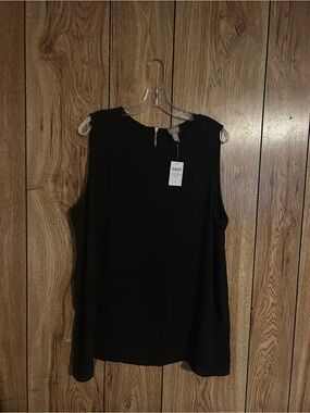 Chico’s Black Sleeveless Top 
Size 3 (Chico’s size)